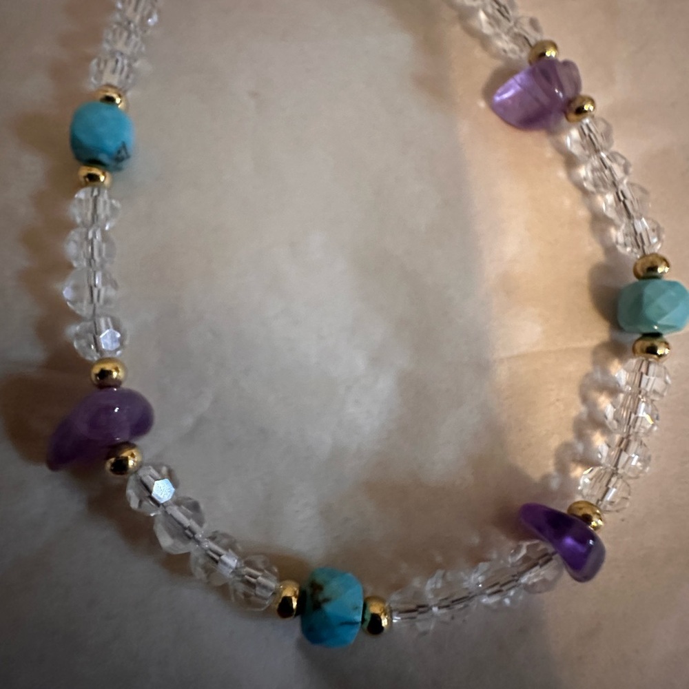 Serene Western- Crystal Energy Necklace- New